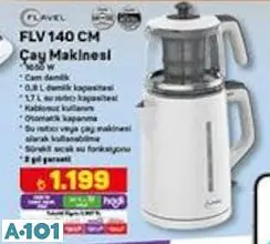 FLAVEL FLV 140 CM ÇAY MAKİNESİ